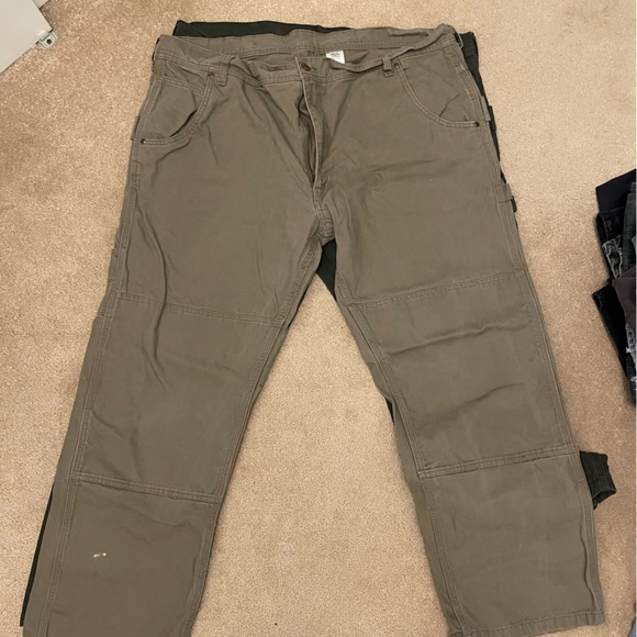 KEY Apparel Men's Contractor Grade Double Front Logger Dungaree Pants (3… - Picture 2 of 6